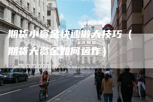 期货小资金快速做大技巧（期货大资金如何运作）