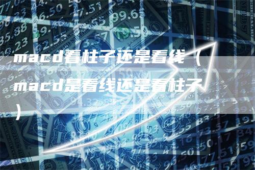 macd看柱子还是看线（macd是看线还是看柱子）