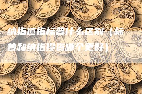纳指道指标普什么区别（标普和纳指投资哪个更好）