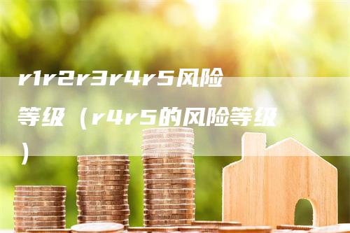 r1r2r3r4r5风险等级（r4r5的风险等级）
