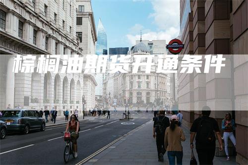 棕榈油期货开通条件