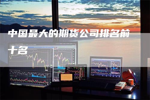 中国最大的期货公司排名前十名
